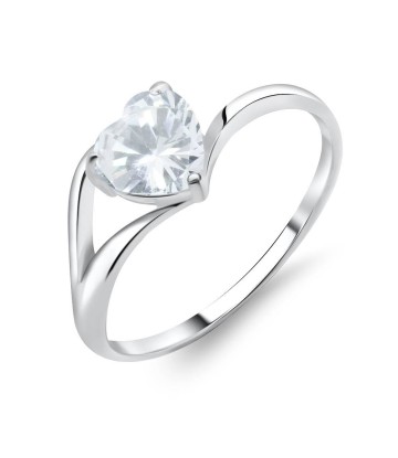 Silver Ring Shining Heart CSR-57